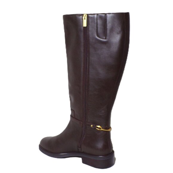 🆕 VINCE CAMUTO Adria 2 Tall Knee High Riding Boot 9 Wide Calf Brown - Picture 15 of 16